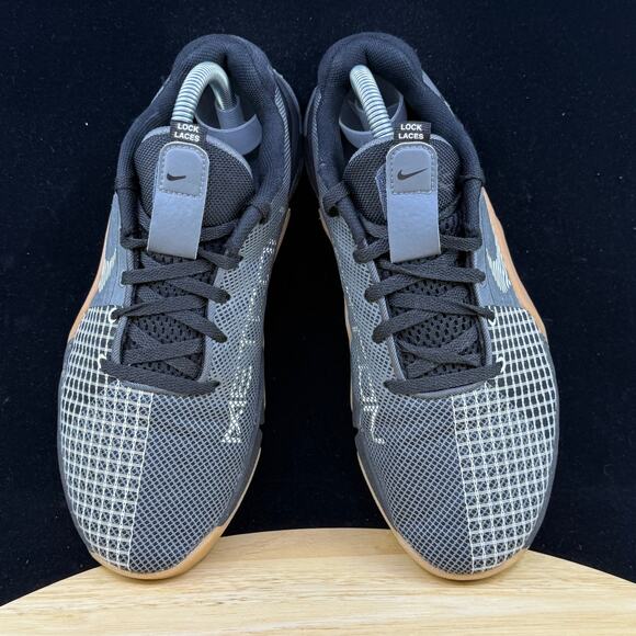 Nike Metcon D09328 Size 7M/ 8.5 W Shoes Gum Gray/Black REACT HYPERLIFT Cross Fit - Picture 6 of 8